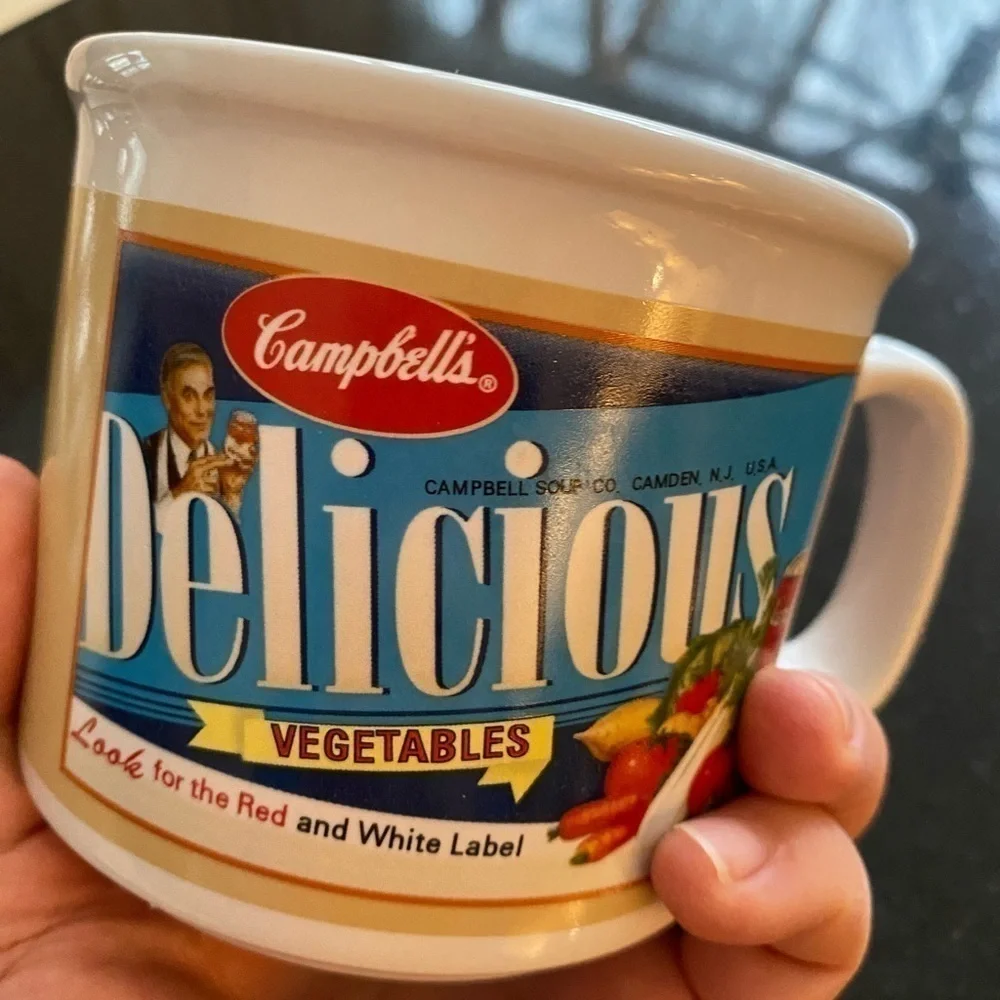 2005 Large Campbell Soup Mug, Delicious Sweetened By The Sun